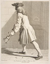 La lanterne en hiver, l