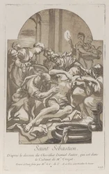 Le martyre de Saint Sébastien, vers 1729