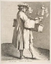 Marchand de toupies, 1742