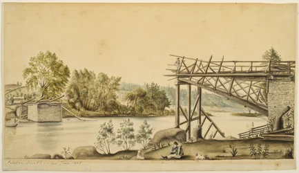 Pont incomplet, Palatine, New York, 1808
