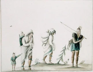Famille indienne, c.1807