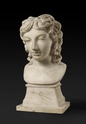 Portrait en buste du prince Henry Lubomirski dans le personnage de Bacchus, c. 1787