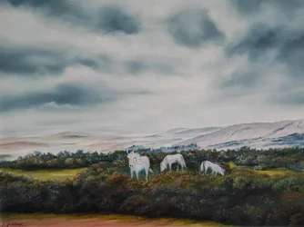 Sereins poneys de la lande
