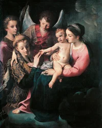 Mariage mystique de Sainte Catherine
