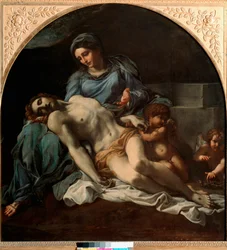 Pietà. Peinture d