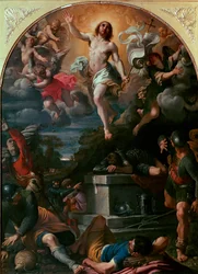 La Résurrection du Christ, 1593, Sun. 217x160 cm, Paris, musée du Louvre