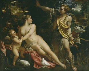 Vénus, Adonis et Cupidon