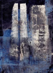 Abstraction bleu profond