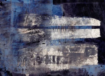 Couches de coups de pinceau indigo