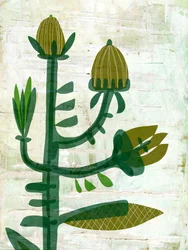 Botanique moderne et verte