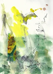 Jardin abstrait serein