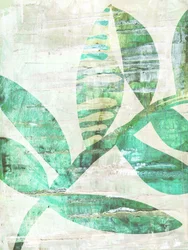 Feuilles végétales texturées