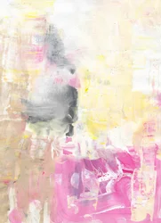 Abstrait rose vif et jaune