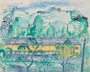 Maison dans la verdure