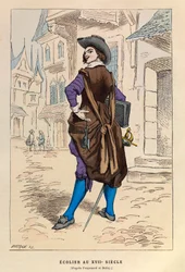 Un érudit à Paris au 17ème siècle - Collection privée