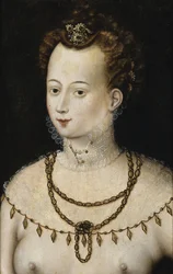 Allégorie de la beauté, portrait de jeune femme