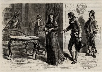 Arrestation de Madame Roland le 1er juin 1793 à Paris