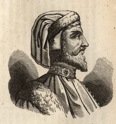 Azzon Visconti (1302-1339) - gravure