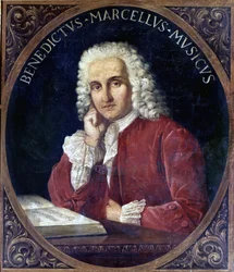 Benedetto Marcello (1686-1739) compositeur italien, peinture anonyme du 18ème siècle. Venise