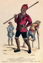 Ramoneur, paysan et mendiant