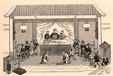 Persécution chrétienne : préparatifs pour le martyre du prêtre missionnaire français Auguste Chapdelaine (1814-1856) à Sy-lin-hien en Chine le 27 février.