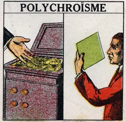 Couleurs : polychroïsme. Les pièces d