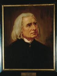 Compositeur Franz Liszt ... (peinture sur toile)