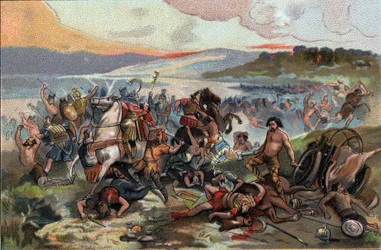 Conquête de la Gaule : la bataille de Presles en 60 av. J.-C. opposant le peuple des Nerviens dirigé par Boduognat à l