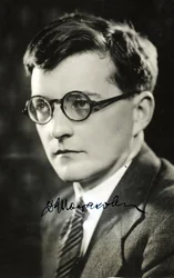 Dmitri Chostakovitch - Portrait du compositeur Dmitri Chostakovitch (1906-1975) par Anonyme