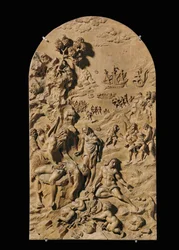 Huit reliefs sculptés, cerise ... (relief)