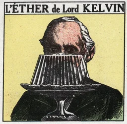 Phénomènes électriques : une illustration de la théorie de William Thomson, Lord Kelvin (1824-1907) selon laquelle l