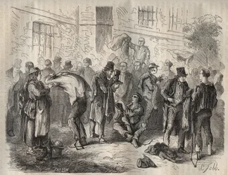 Forçats vendant leurs biens avant d