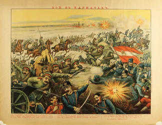 Front des Carpates (1914) - La bataille des cols des Carpates par Anonyme