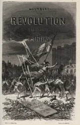 Frontispice de 1866 de « Histoire de la Révolution française » par Adolphe Thiers. Collection privée.