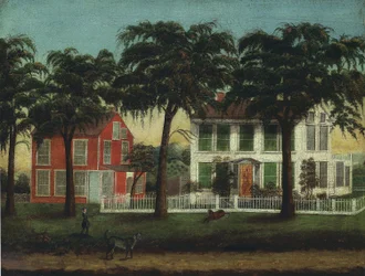 Maisons sur la rivière Fox, Illinois