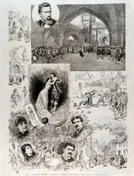 Illustrations pour Marion Delorme, opéra de Ponchielli, au Teatro alla Scala