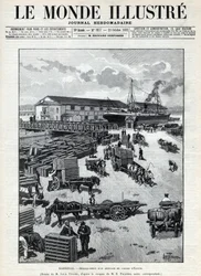 Commerce maritime : débarquement d
