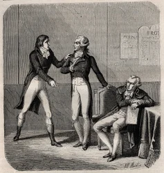 Maximilien Robespierre - Louis de Saint-Just