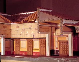 Miniature de la Maison du Poète Tragique à Pompéi.