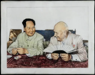 Nikita Khrouchtchev et Mao Zedong
