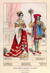 Une noble allant à l