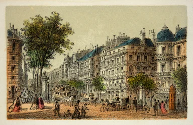 Paris 1874 : Boulevard des Italiens
