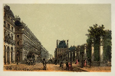 Paris 1874 : La rue de Rivoli, Collection privée