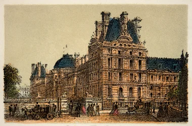 Paris en 1874 : Les Tuileries