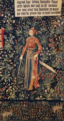 Penthesilea, reine des amazones, début du XVIe siècle (tapisserie)