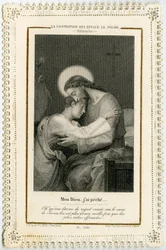 Image pieuse : Un pécheur s