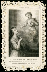 Image pieuse : Prière à Jésus