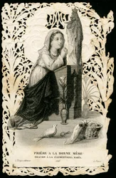Image pieuse : Prière à Notre-Dame
