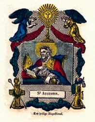 Image pieuse : Saint Augustin (Augustin d