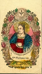 Image pieuse : Sainte Philomène (impression d